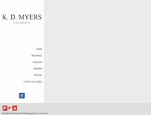 Tablet Screenshot of kdmyers.com